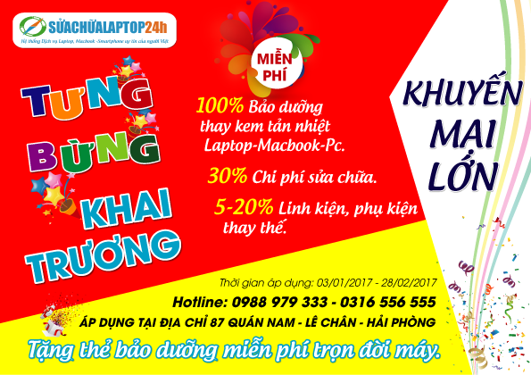 Khai trương cơ sở Bình Dương